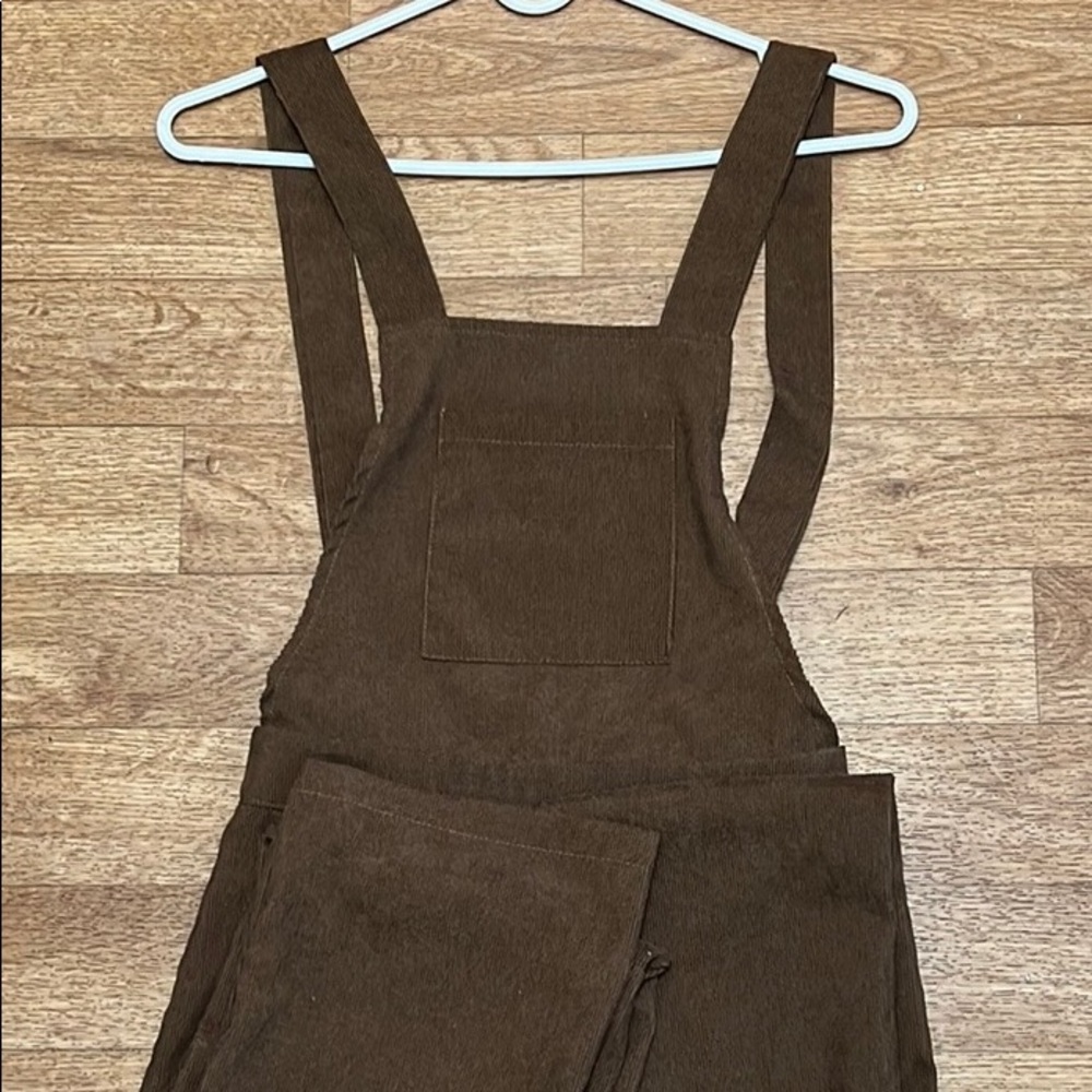 Brown overalls  **Pants**